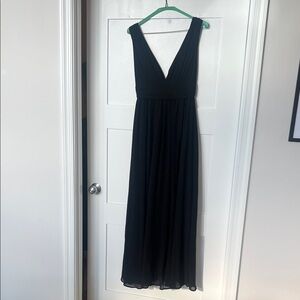 Lulu's Classic Black Maxi Dress
